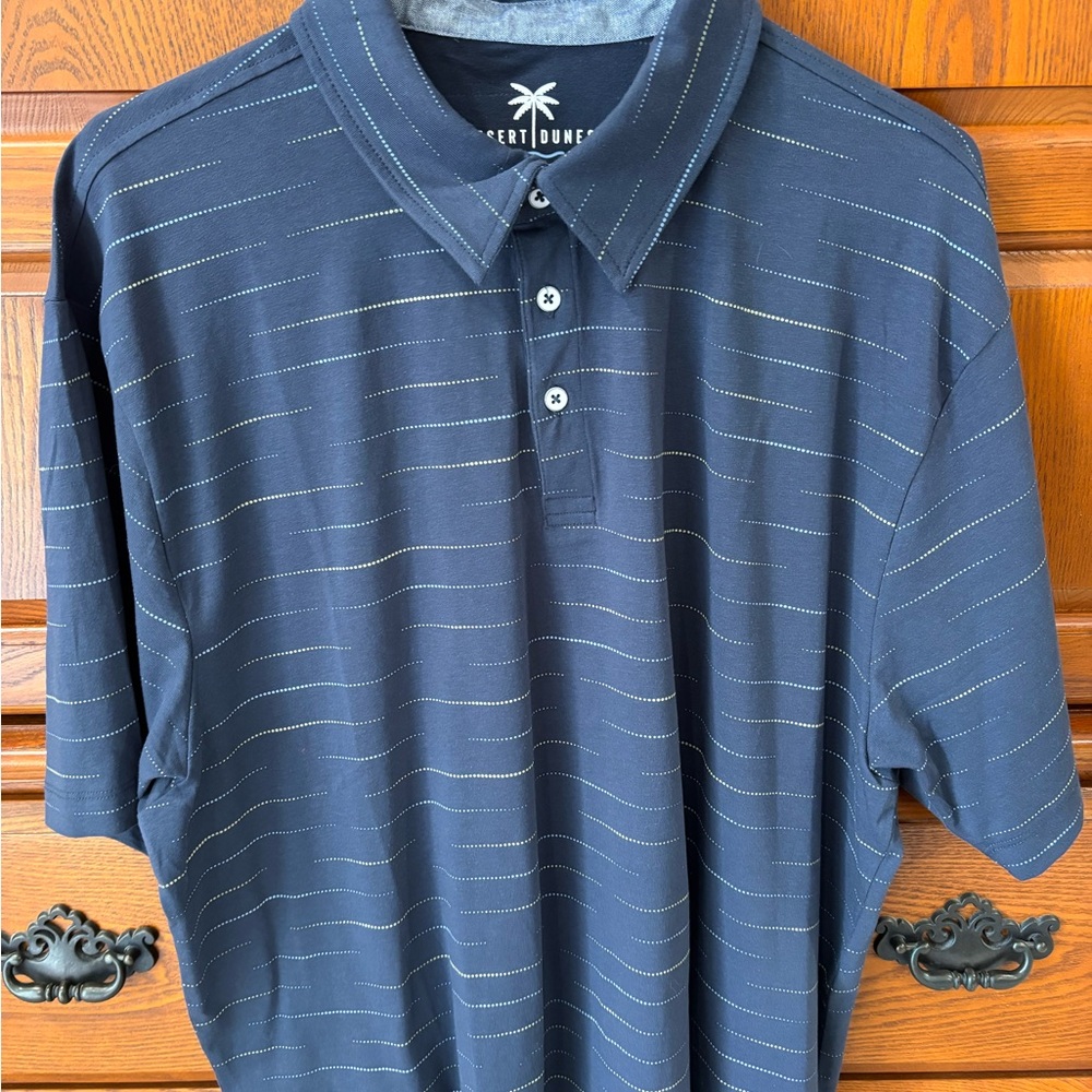 Cutter & Buck Blue Polo Shirt with Classic Design
